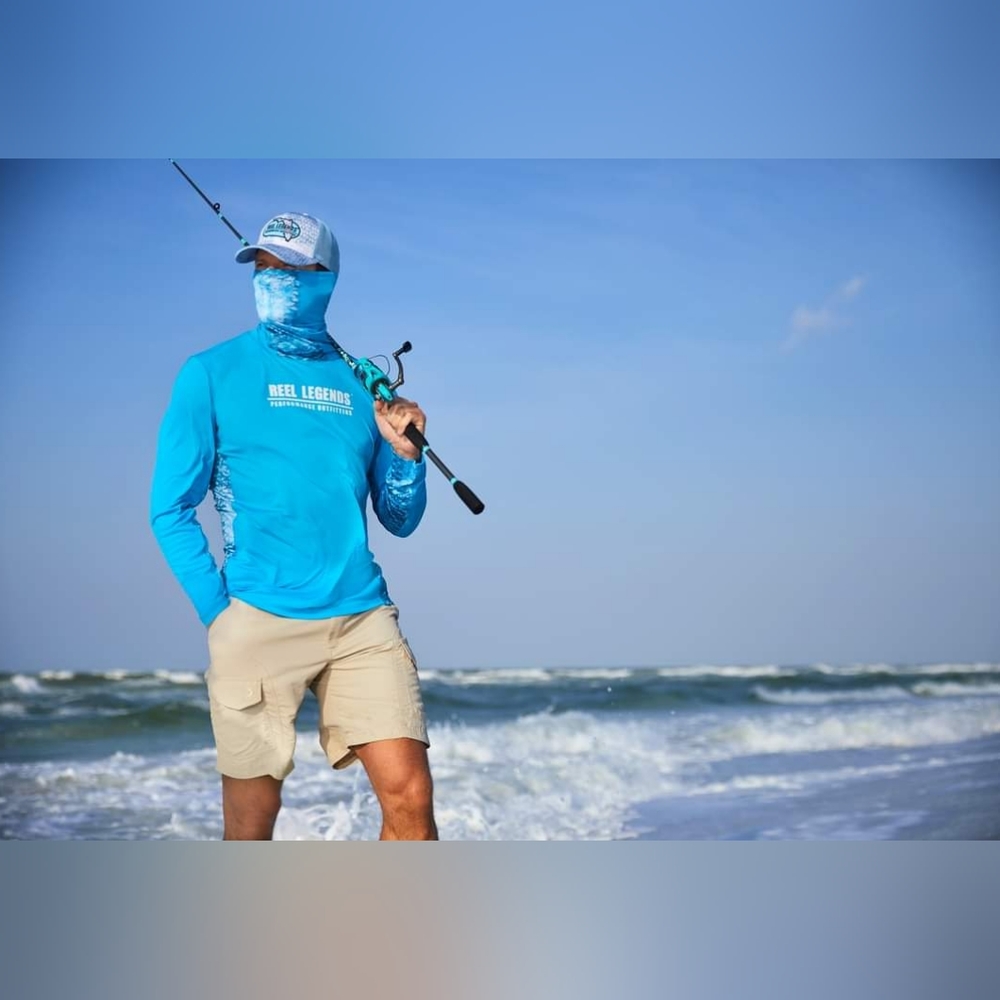 NWT REEL LEGENDS Keep It Cool Sun Shields Scarves Mask Moisture Wicking …